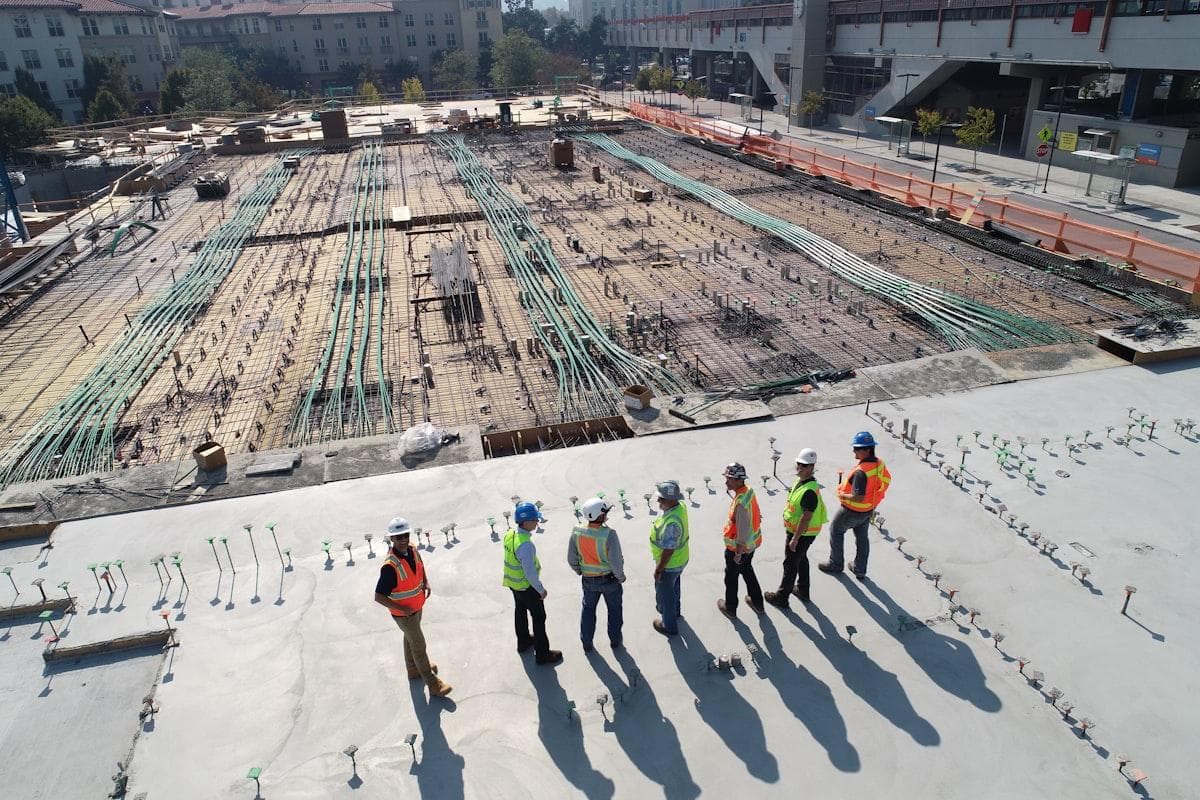 Bellet Homes team during a property site visit